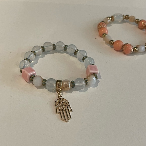 NWOT Beaded Tassel Bracelet Set of 3 - Picture 11 of 11